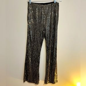 Sparkling gold and black pants